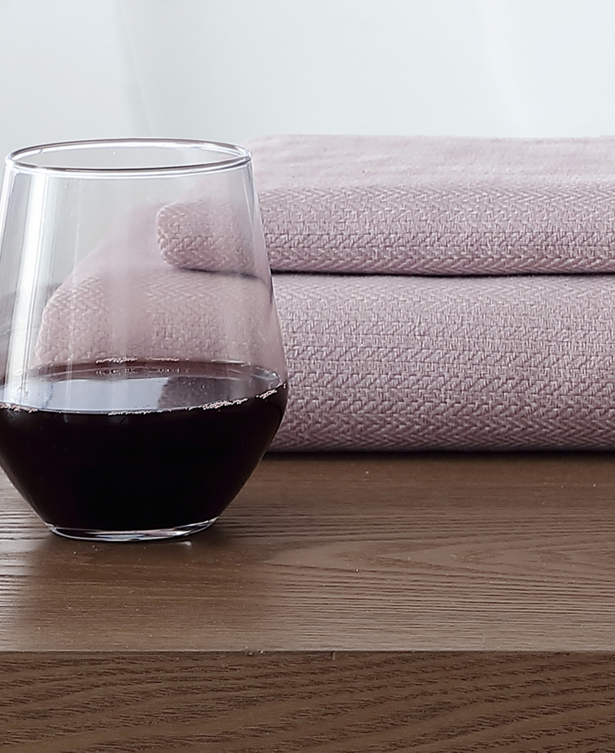 Uchino Natural Dyed Cotton Wash Cloth Towel, 14" X 13" In Wine