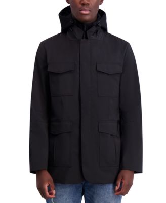 KARL LAGERFELD PARIS - Men's Slim-Fit Twill Safari Jacket