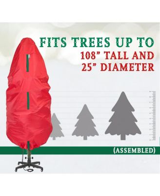 Upright Christmas Tree Storage Bag For Topiary and Holiday Tree up to 9 ft Tall