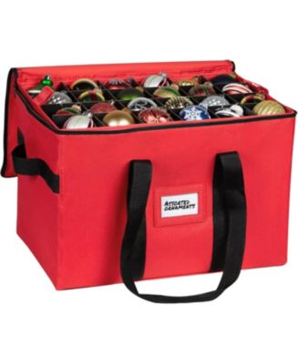 Florida Brands Christmas Storage Box with Adjustable Dividers and 4 Trays - Stores Up to 96 - 3