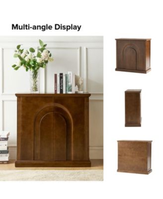 Rando Transitional 35'' Tall 2 - Door Accent Cabinet with Adjustable Shelves