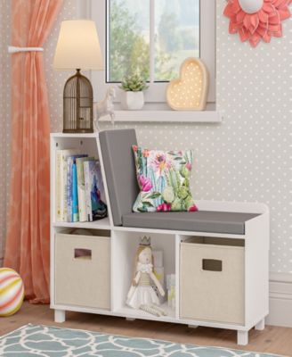Book Nook Collection Kids Storage Bench with Cubbies