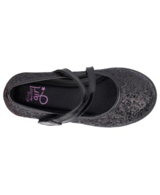 Little Girls Princess Heart Mary Jane Flat