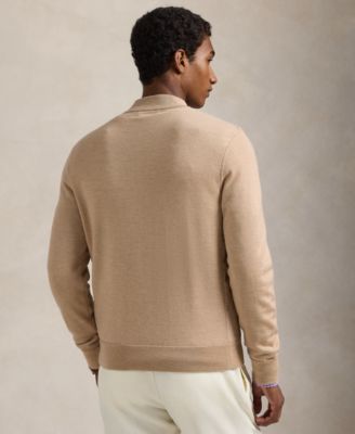 Men's Hybrid Wool Full-Zip Sweater