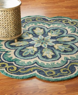 Radiance RDC-076 4' x 4' Round Area Rug
