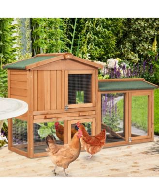 58 Inch Weatherproof Wooden Rabbit/Dog Hutch