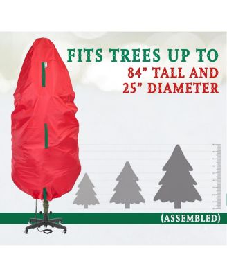 Upright Christmas Tree Storage Bag For Topiary and Holiday Tree up to 7 ft Tall