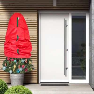 Upright Christmas Tree Storage Bag For Topiary and Holiday Tree up to 7 ft Tall