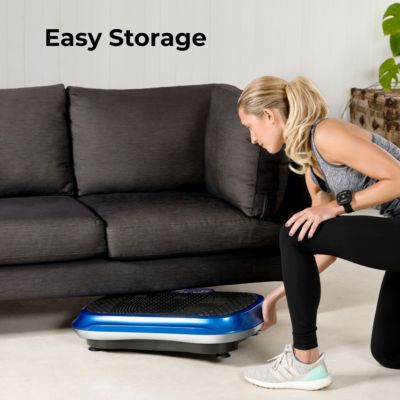 Waver Vibration Plate - Full Body Fitness Platform with Loop Bands for Weight Loss & Toning