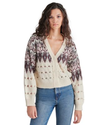 Steve Madden - Women's Irisa Fair Isle Cardigan