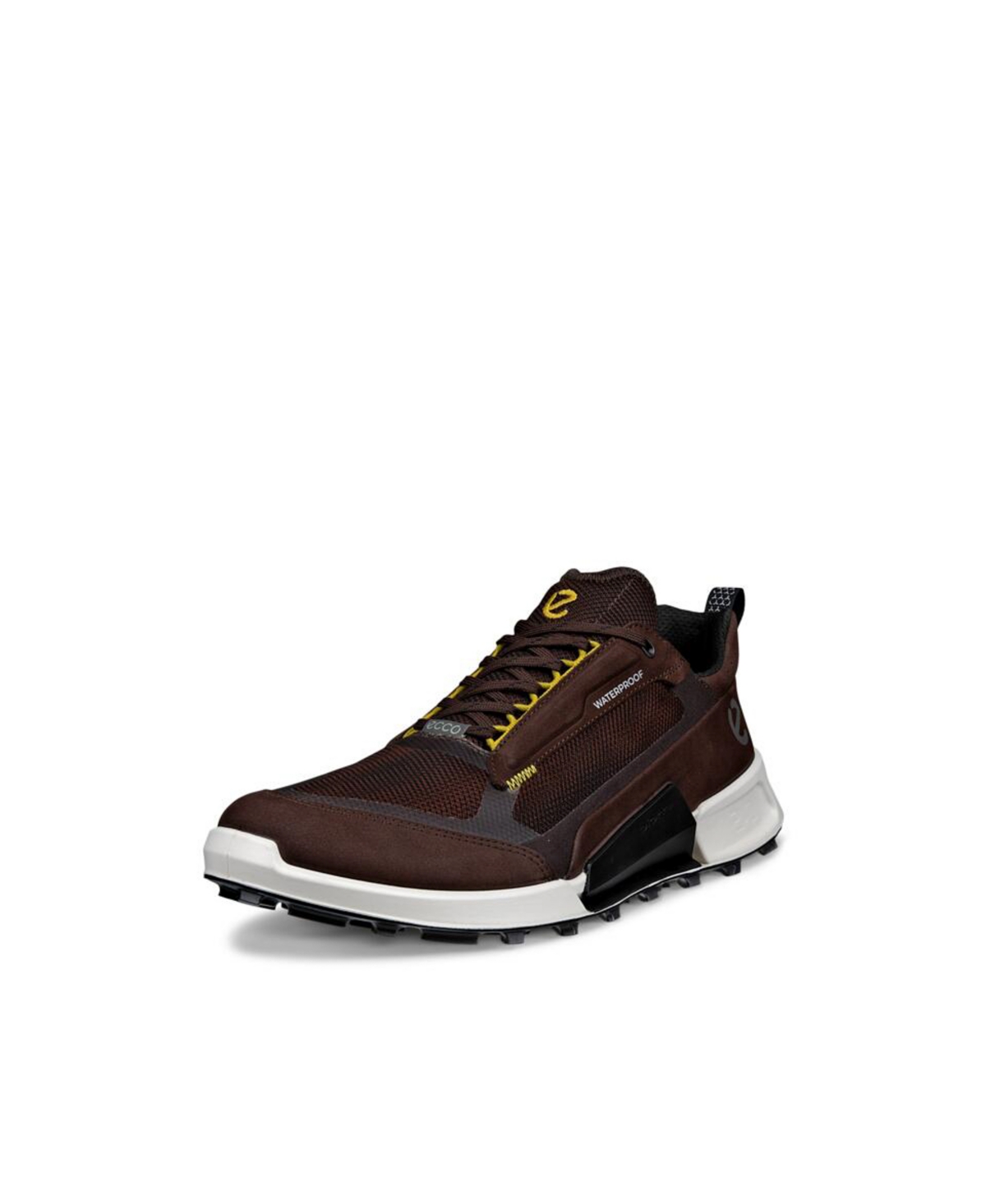Shop Ecco Men's Biom 2.1 Cross Mountain Waterproof Low Trail Running Shoe In Mocha Nubuck,mocha,black