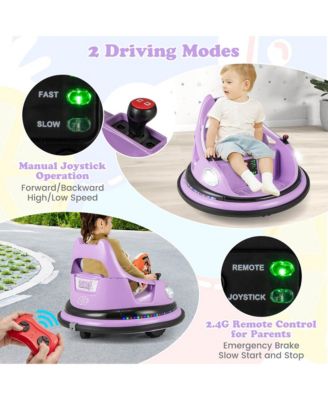 12V Kids Electric Ride On Bumper Car Battery Powered Bumper Car with Remote Control