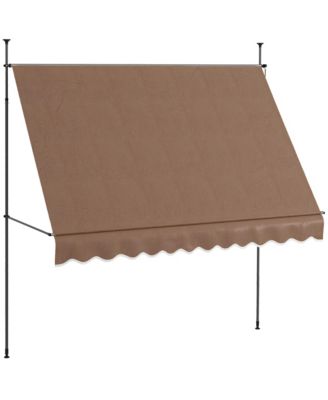 10' x 4' Retractable Awning, Non-Screw,