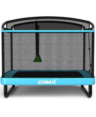 6FT Recreational Kids Trampoline W/Swing Safety Enclosure Indoor/Outdoor Orange