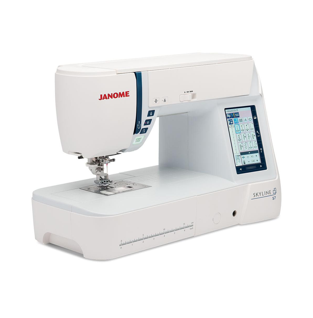 Skyline S7 10th Anniversary Edition Sewing Machine - White
