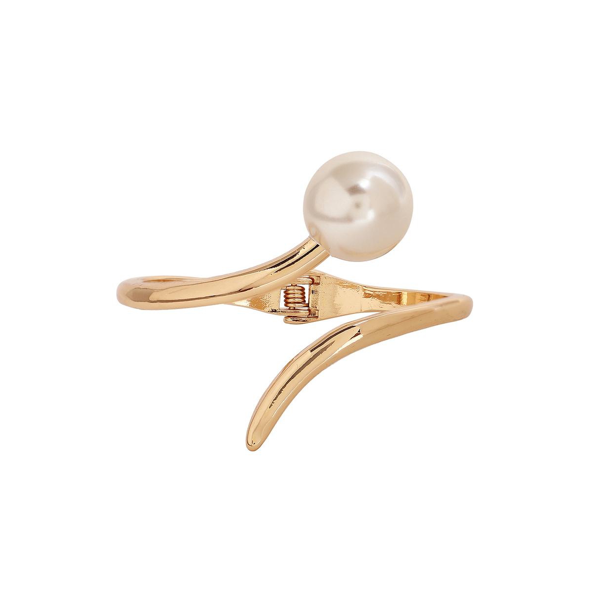 Women's Snowball Bangle Bracelet - White