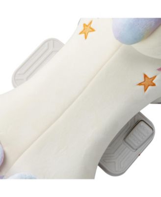 6V Electric Animal Ride-On Toy with Music and Handlebars