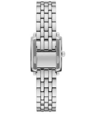 Women's Three Hand Silver-tone Alloy Watch, 24mm