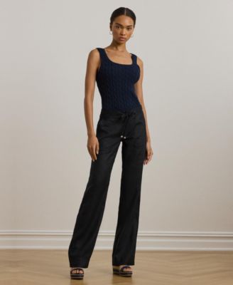 Wide Leg 100 Linen Pants 0ps 22w