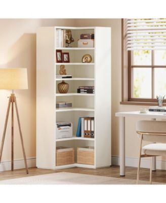 9-Tier Bookcase – Tall Freestanding Display Shelf with Open Shelves for Home Office, Living Room or Bedroom