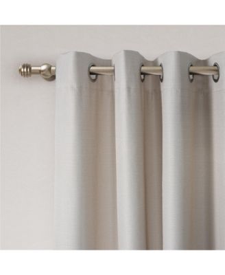 Textured Blackout Grommet Curtains Pair(2 panels), 52"×84"