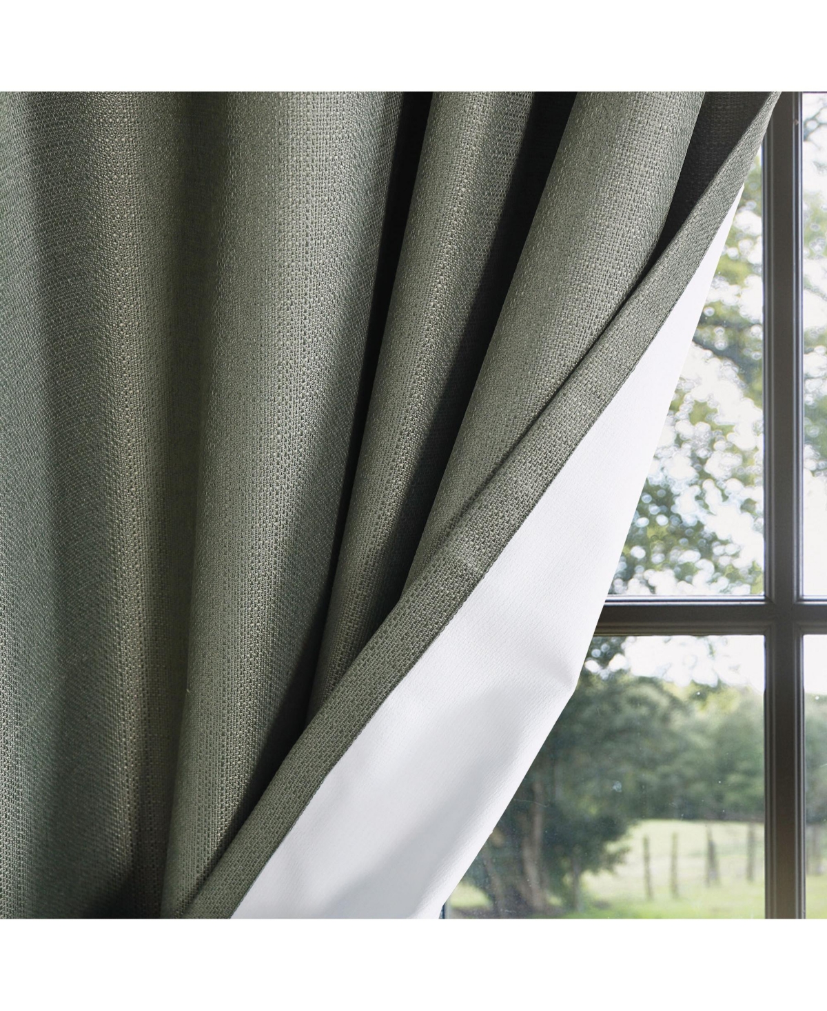 Awesome Home Textured 100% Blackout Grommet Curtains Pair(2 panels), 52
