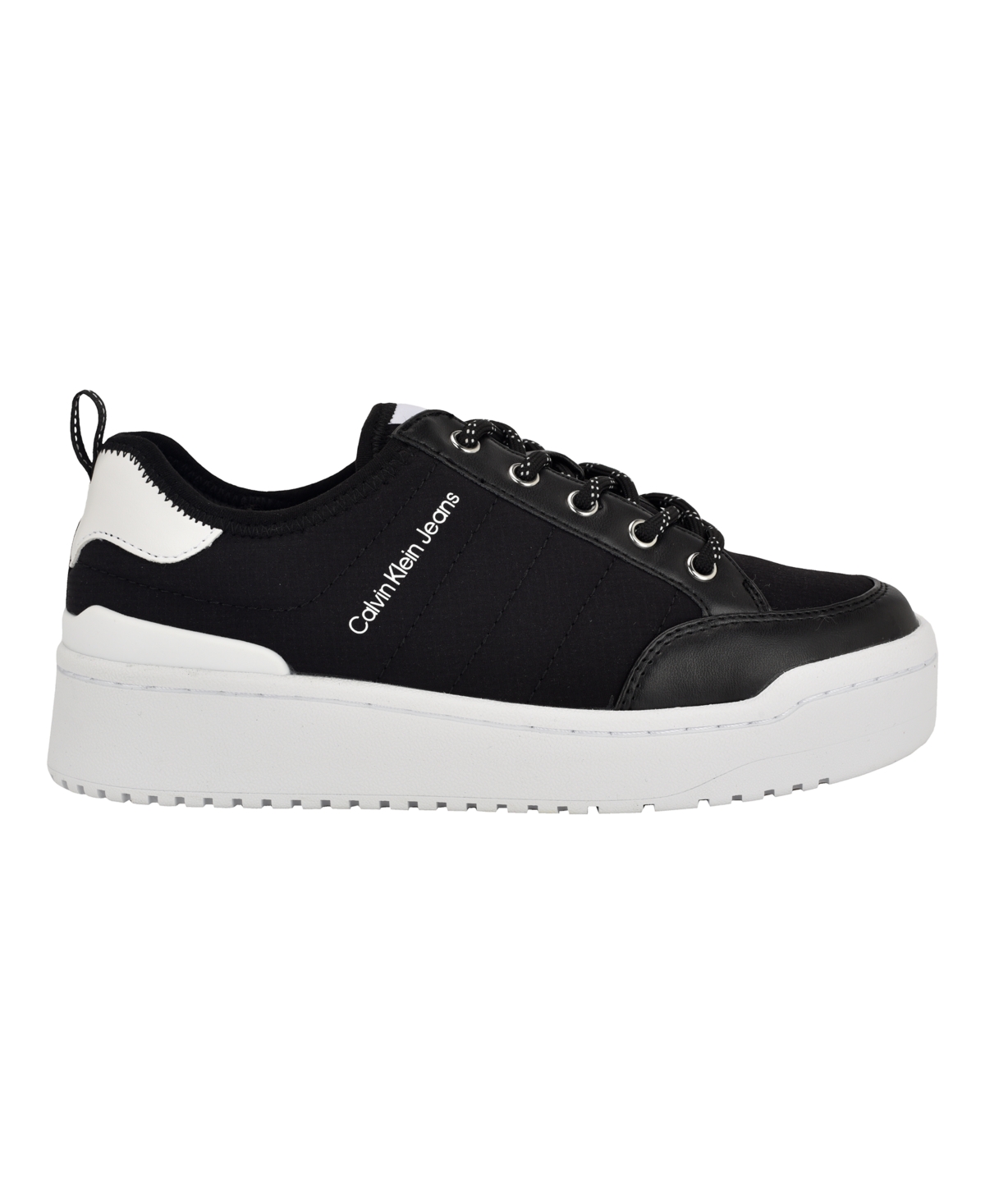 Calvin Klein Women's Austie Round Toe Casual Sneakers - Black 001