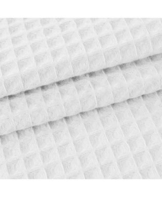 Cotton Blend Soft Waffle Weave Shower Curtain