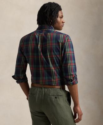 Men's Classic-Fit Plaid Performance Shirt