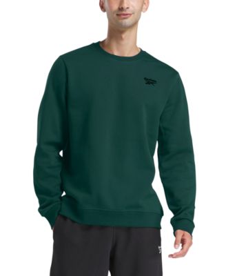 Men's Identity Vector Regular-Fit Logo-Print Fleece Sweatshirt 