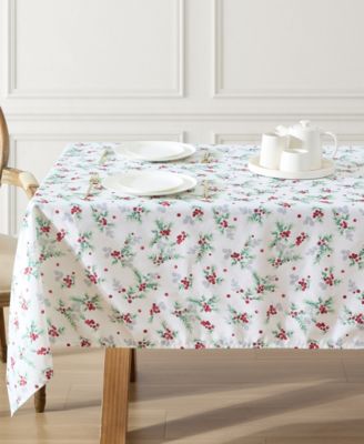 Easy Care Holiday Tablecloth, 60" x 120"