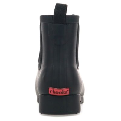 Womens Delridge Faux Fur Chelsea Rain Boot