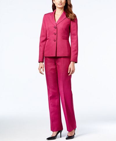 Le Suit Three-Button Pantsuit