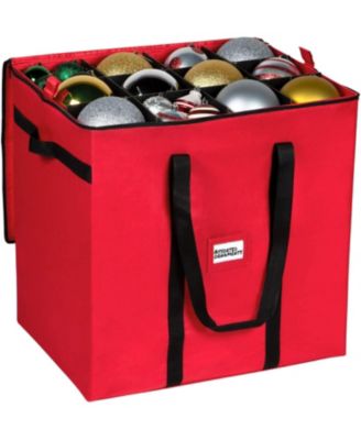 Christmas Storage Box with Adjustable Dividers and 4 trays - Stores Up to 48 - 6&amp;quot; Ornaments