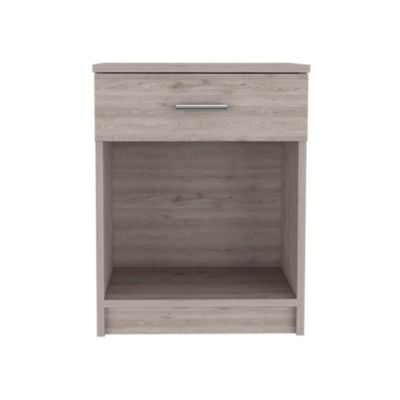 Beryl Nightstand, One Drawer, Low Shelf, Superior Top