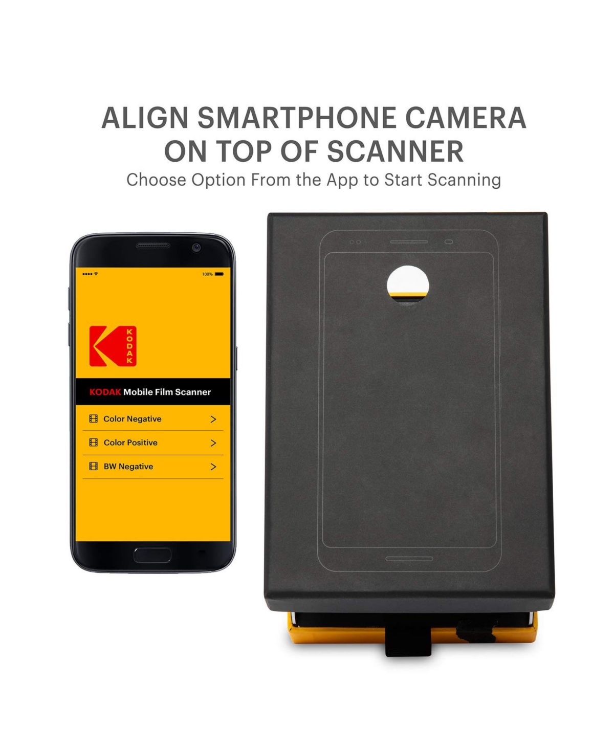 Kodak Mobile Film Scanner, Novelty Slide Scanner for Old 35mm Films & Slides
