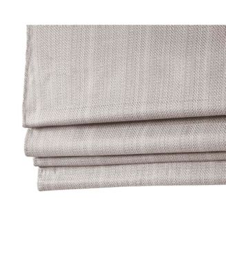 Basketweave Room Darkening Cordless Roman Shade, Single Panel for Bedroom, Thermal Insulated Window Blind Treatment for Living Room, Width 33 length 64 inches, Taupe Window Panel