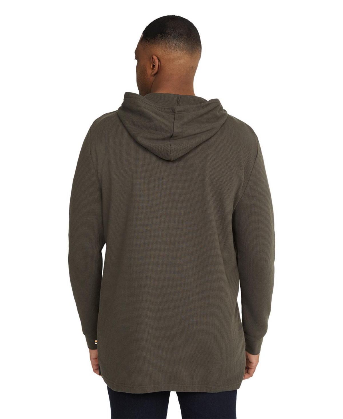Johnny Bigg Big & Tall Waffle Hooded Long Sleeve Top