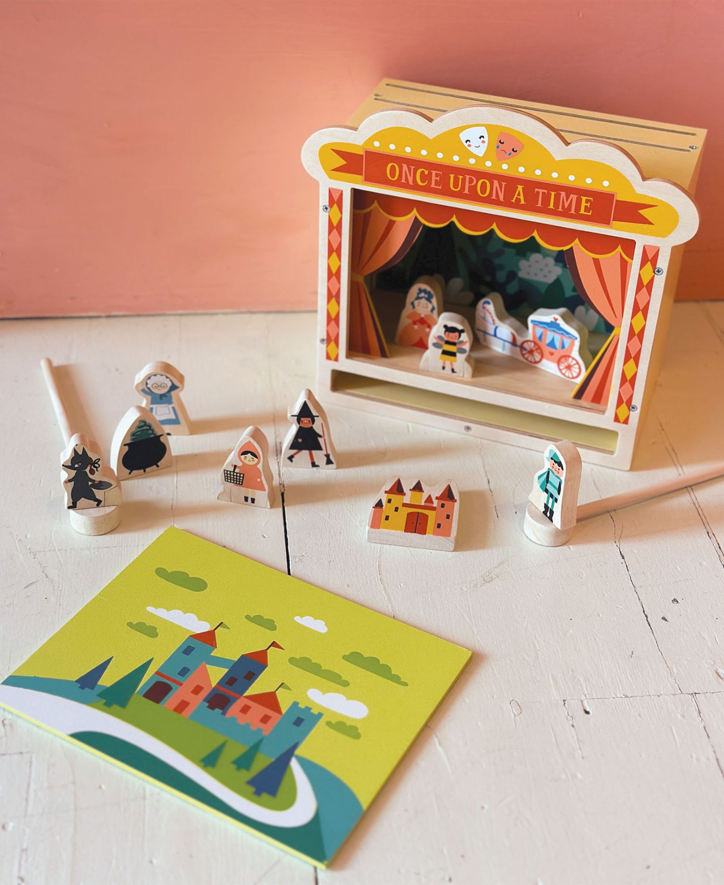 Детская игрушка Mentari Toys Wooden Magnetic Tabletop Theatre, от 3 лет — фото 4