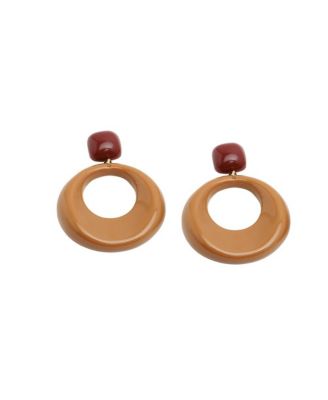 Women's Circular Drop Earrings