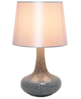 14.17" Patchwork Crystal Glass Table Lamp