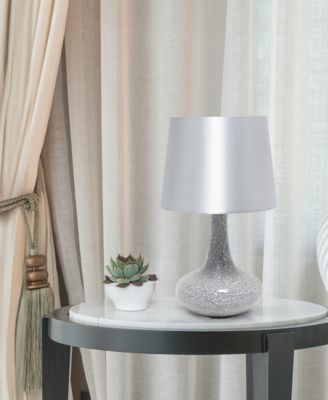 14.17" Patchwork Crystal Glass Table Lamp