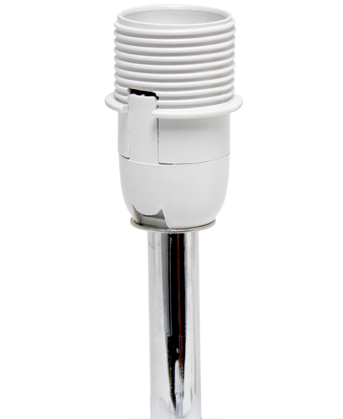 Creekwood Home 10.24" Traditional Mini Round Rock Table Lamp In White