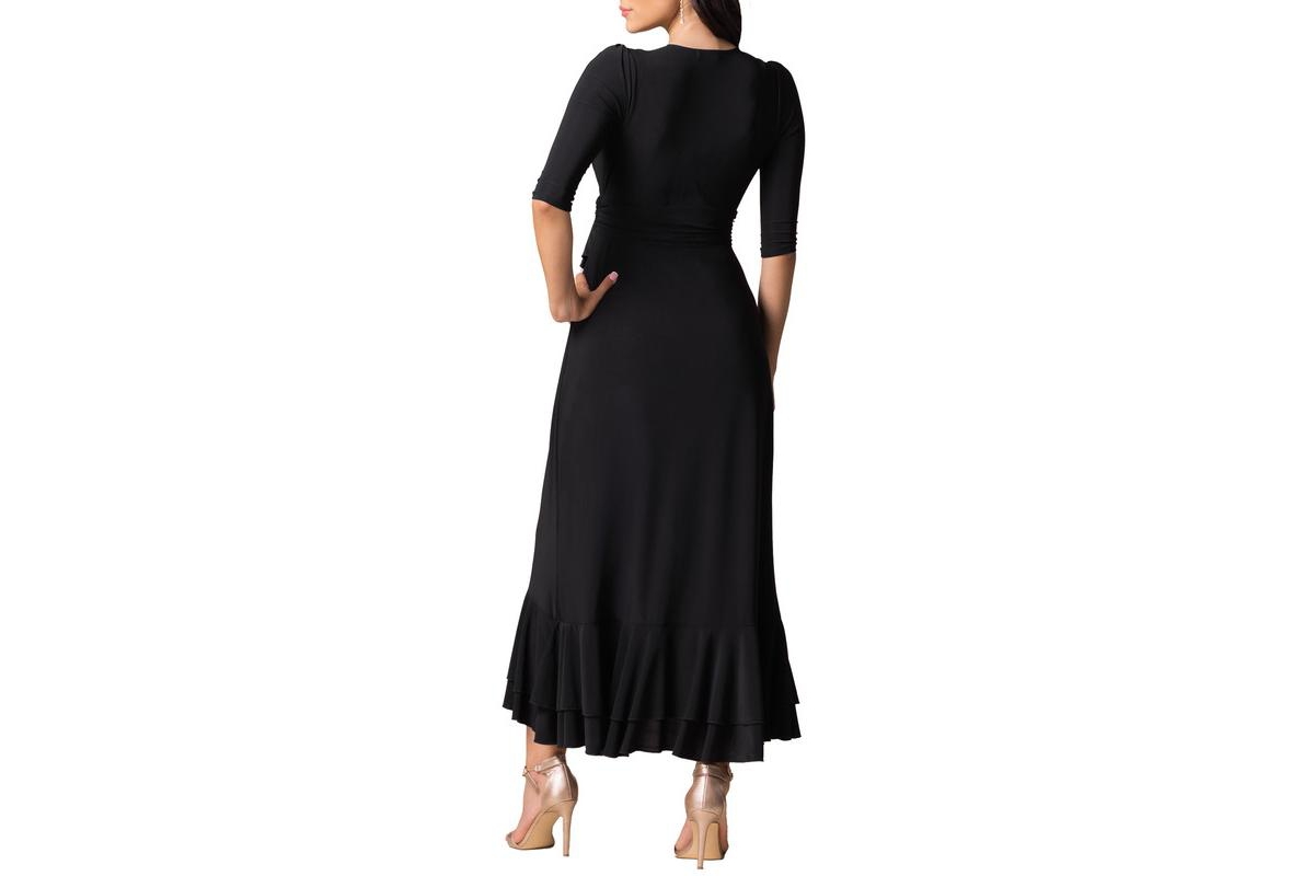 Kiyonna Women's Veronica Ruffled Evening Gown