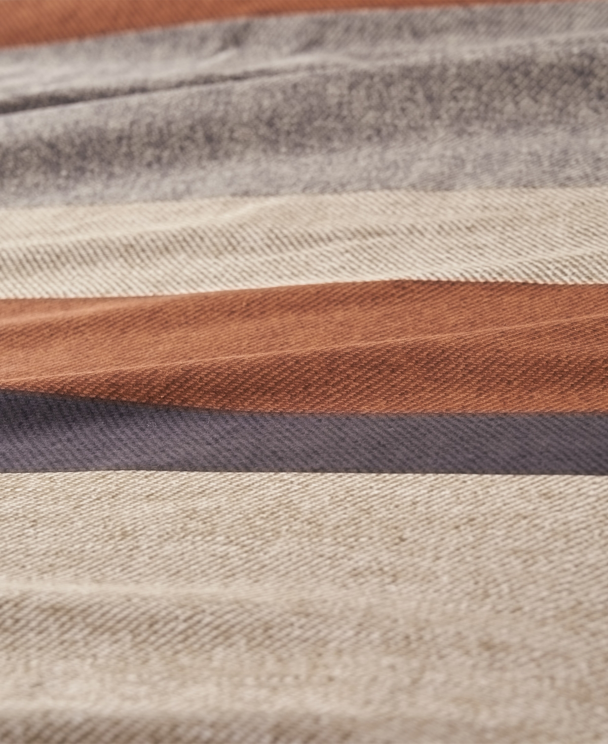 Boss Home By Hugo Boss Carlow 300 Thread Count Cotton Sateen Flat Sheet, Full/queen In Brown
