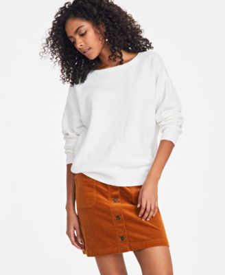 Women's Marled Boatneck Sweater, Exclusively at Macy's