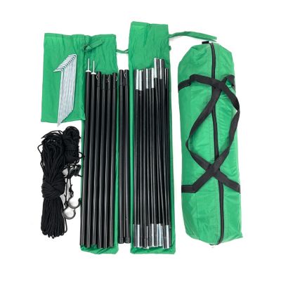 Outdoor Shade Camping Awning for SUV Sport Vehicle & Carry Bag, Green