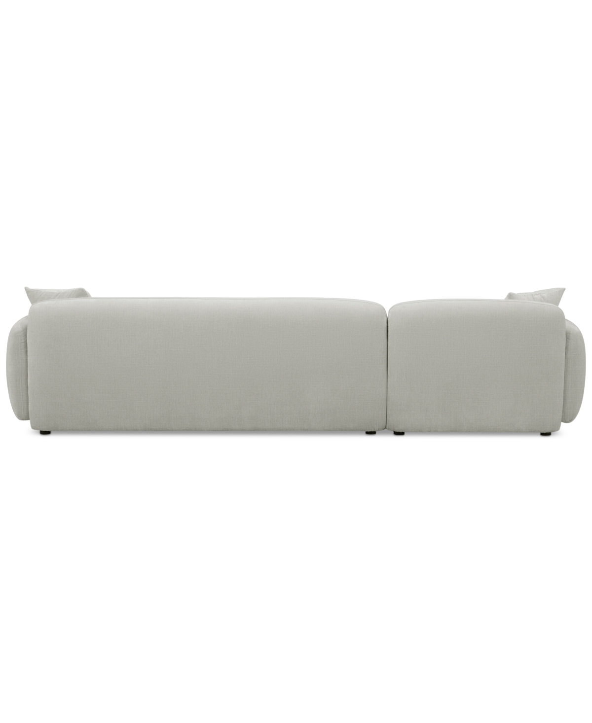 Macy's Gaelynn 2-pc. Fabric Sectional, Created For  In Oyster