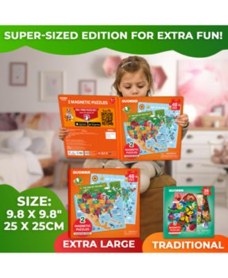 2x48 Magnetic Travel Puzzles for Kids Ages 4-6 - Road Trip Activities