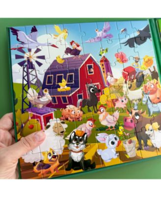 2x48 Magnetic Travel Puzzles for Kids Ages 4-6 - Road Trip Activities